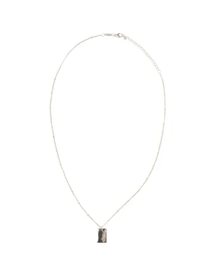 Elly Lou July Flower Necklace - Silver