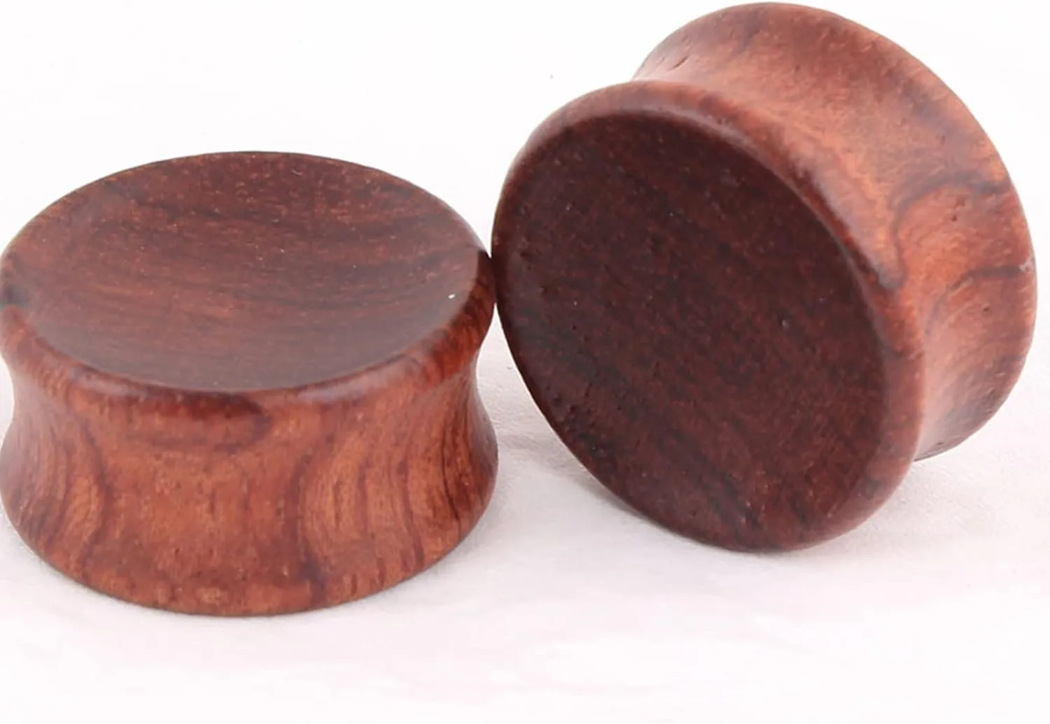 Epinki Ear Stretching Kit, 2PCS Ear Gauges Wood Wood Wooden Women and Men Ear Gauges Set