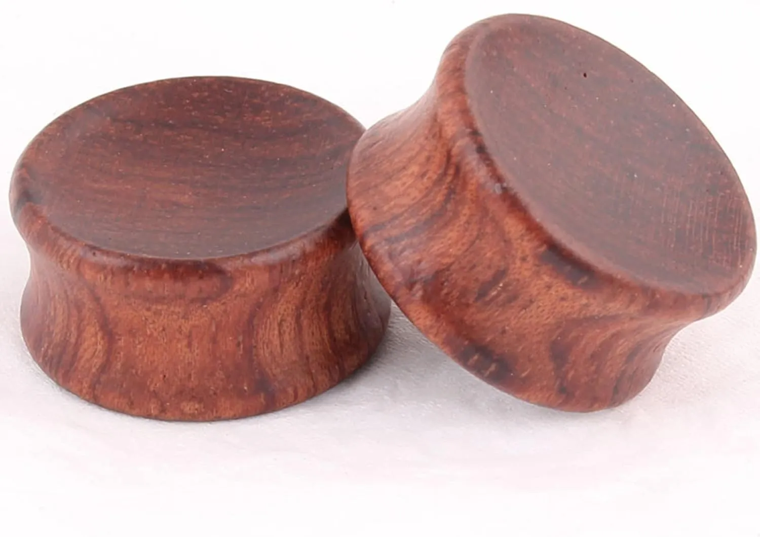 Epinki Ear Stretching Kit, 2PCS Ear Gauges Wood Wood Wooden Women and Men Ear Gauges Set