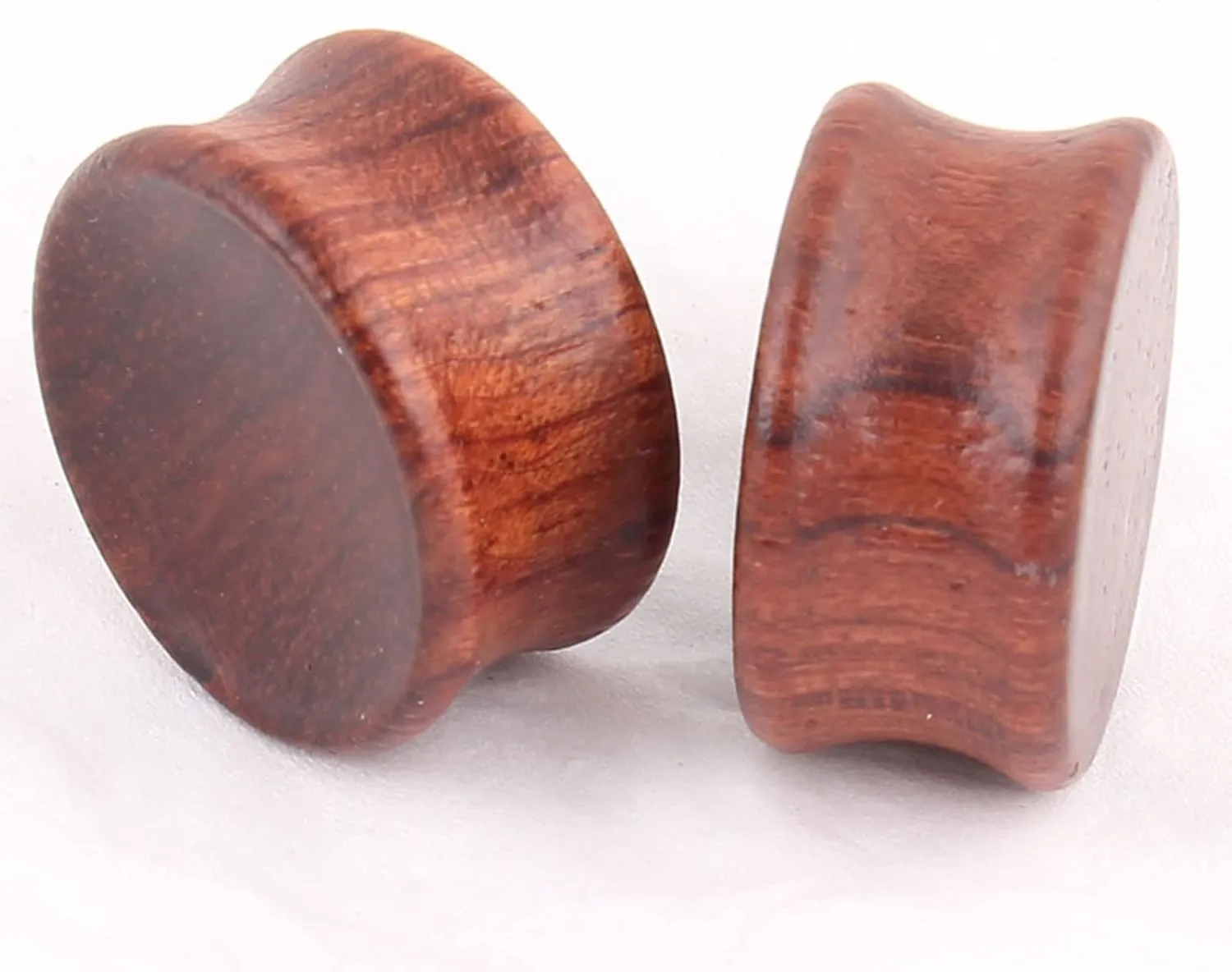 Epinki Ear Stretching Kit, 2PCS Ear Gauges Wood Wood Wooden Women and Men Ear Gauges Set