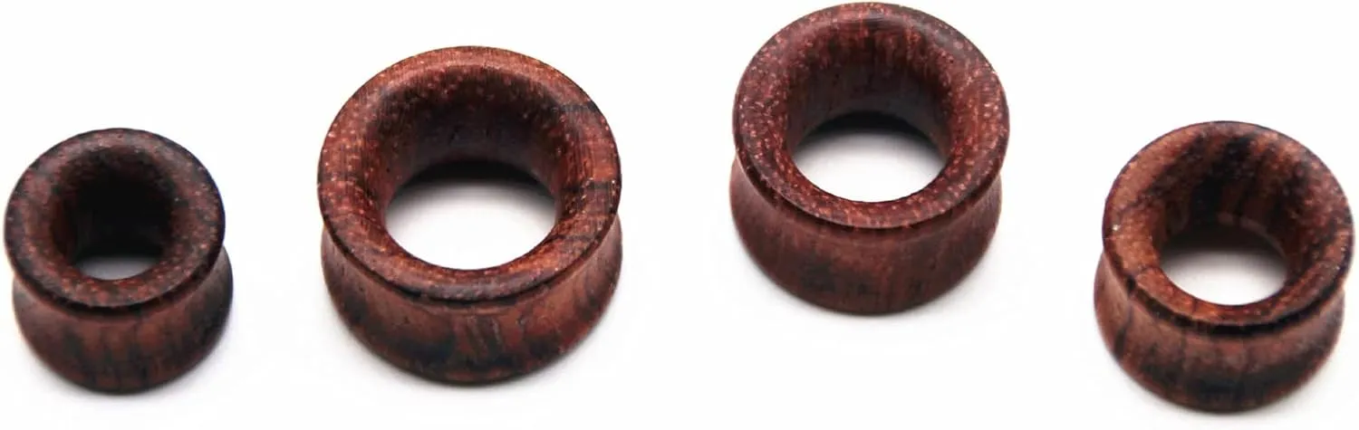 Epinki Mens Ear Gauge Kit, 2PCS Ear Gauges Wood Wood Wooden Women Ear Gauge Stretching