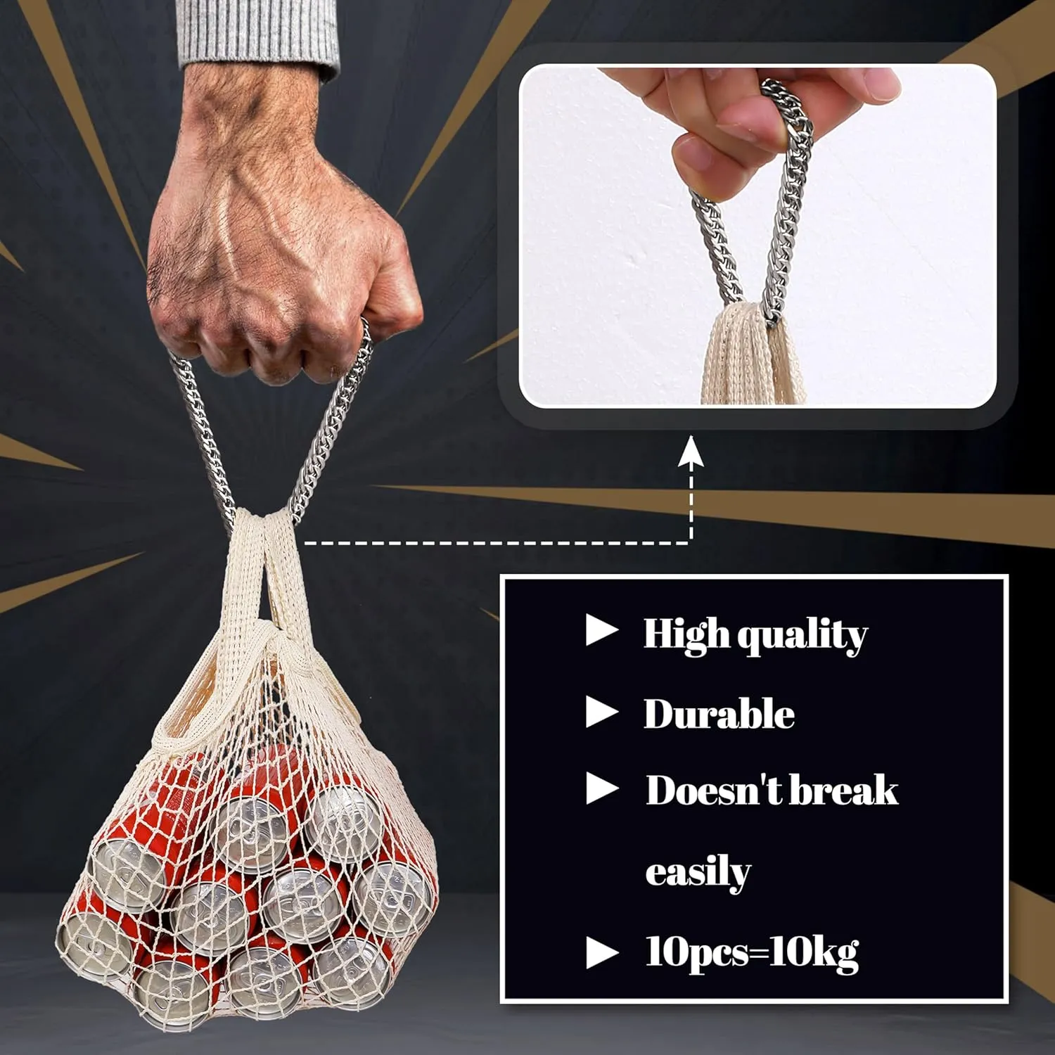 Fansilver 5 Pcs Stainless Steel Mens Bracelet Gold Silver Cuban Link Rope Figaro Cuban Chain Bracelets for Men Women 7.48/8.07/8.26 inches