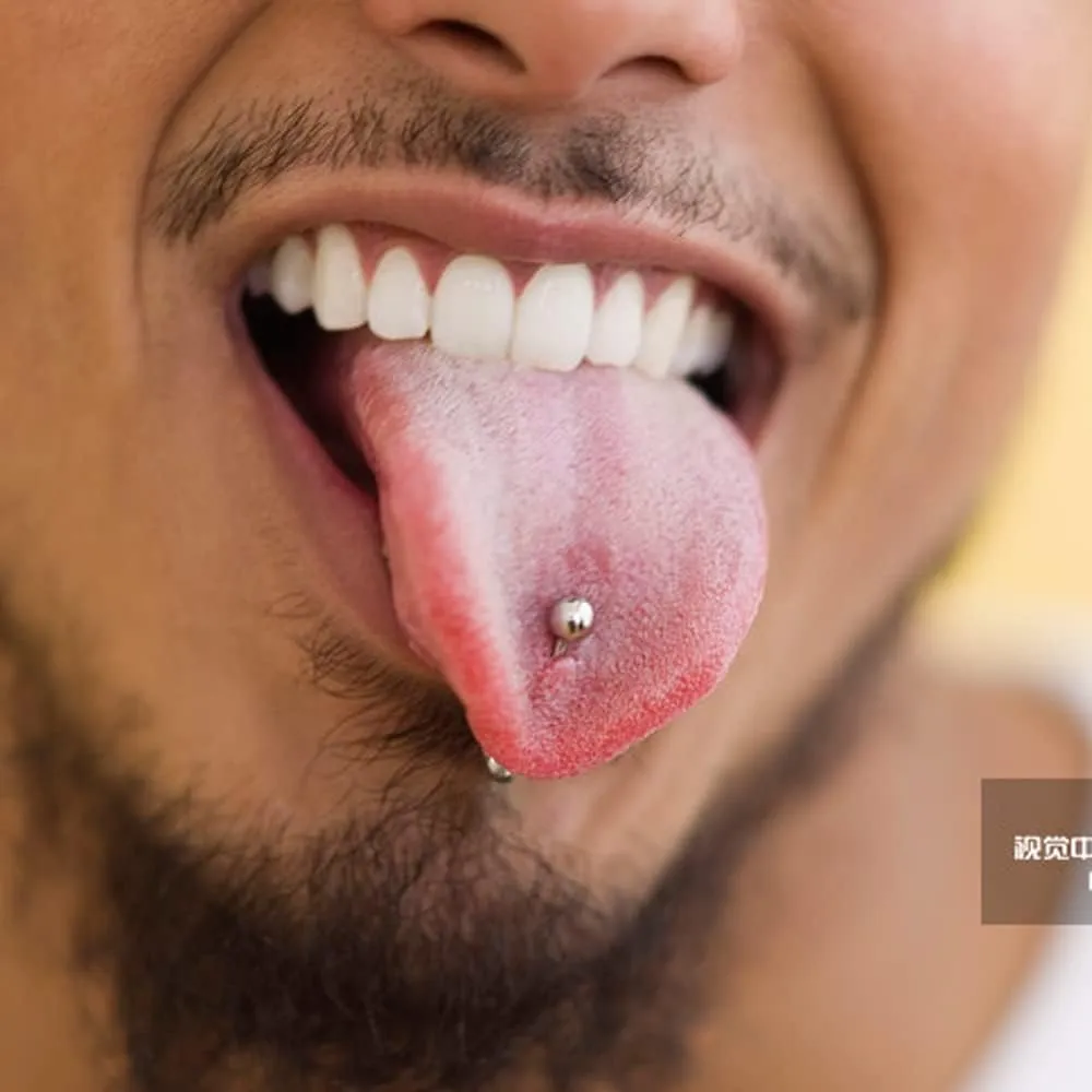 FINREZIO 14G 12-18mm Stainless Steel Nipple Tongue Ring Barbell Nipplerings Body Piercing Jewelry 12Pcs