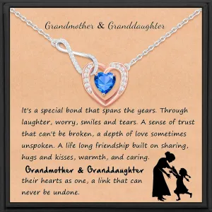         for Grandmother Birthday Gifts for Women 5A Birthstone Necklaces for  Mother's Day Anniversary Jewelry