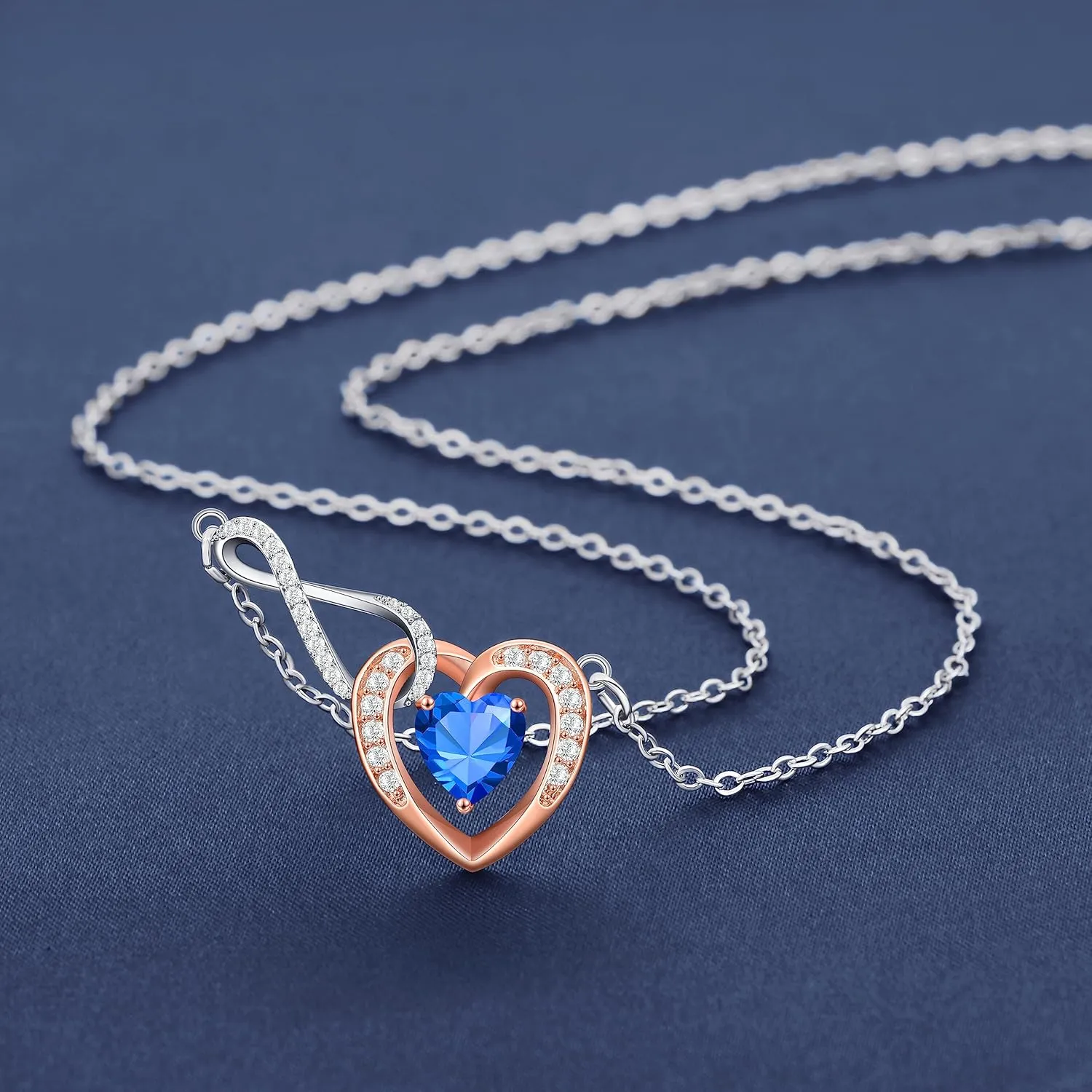         for Grandmother Birthday Gifts for Women 5A Birthstone Necklaces for  Mother's Day Anniversary Jewelry