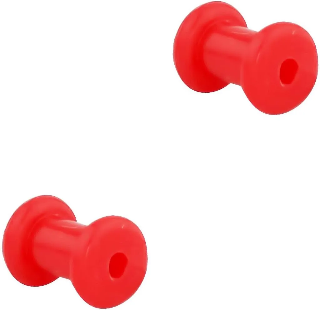 Forbidden Body Jewelry Set of 6G Ultra Soft Comfort Fit Silicone Ear Gauges, 6 Gauge 4mm Flat Double Flared Tunnel Plug Earrings