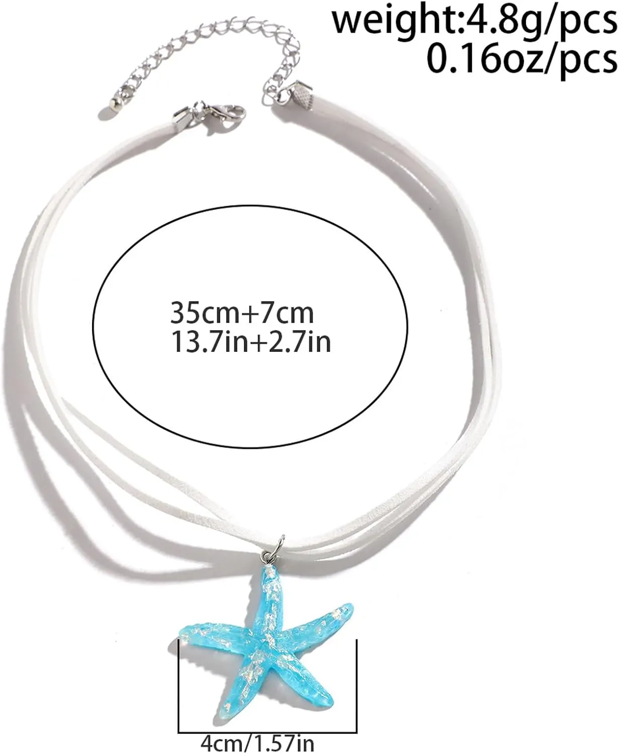 Frodete Starfish Necklace for Women Gold Shell Conch Starfish Necklaces Summer Beach Jewelry Outfits Accessories
