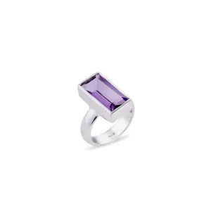 Gemma Ring, Sterling Silver