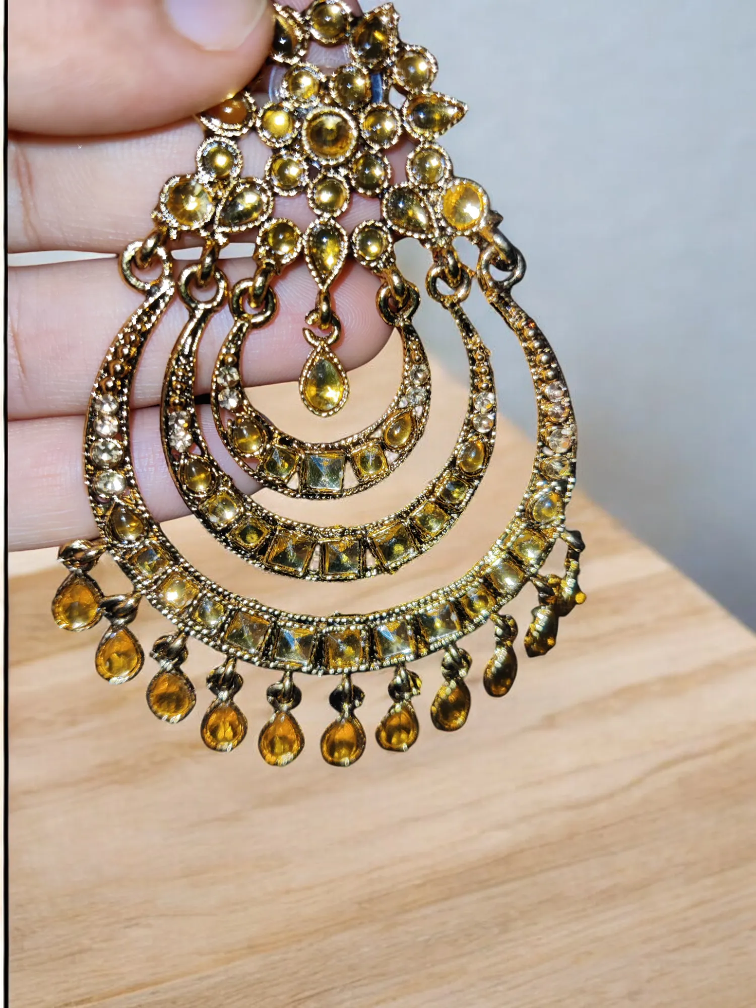Gold Chandbali Bridal Pearl Kundan Earrings Set, Kundan Earrings, Chandbali Earrings, Kundan Chandbali, Chandbali, Indian Jewelry, Kundan Jewelry, Gold Pearl Earring