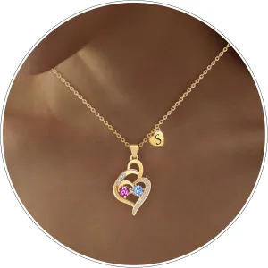 Gold Plated Initial Letter Necklaces for Women Girls, Personalized Jewelry Gifts for Mother's Day from Daughter Son
