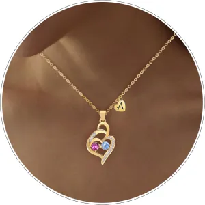 Gold Plated Initial Letter Necklaces for Women Girls, Personalized Jewelry Gifts for Mother's Day from Daughter Son