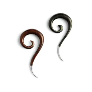 Haku Silver Tip Ear Stretchers