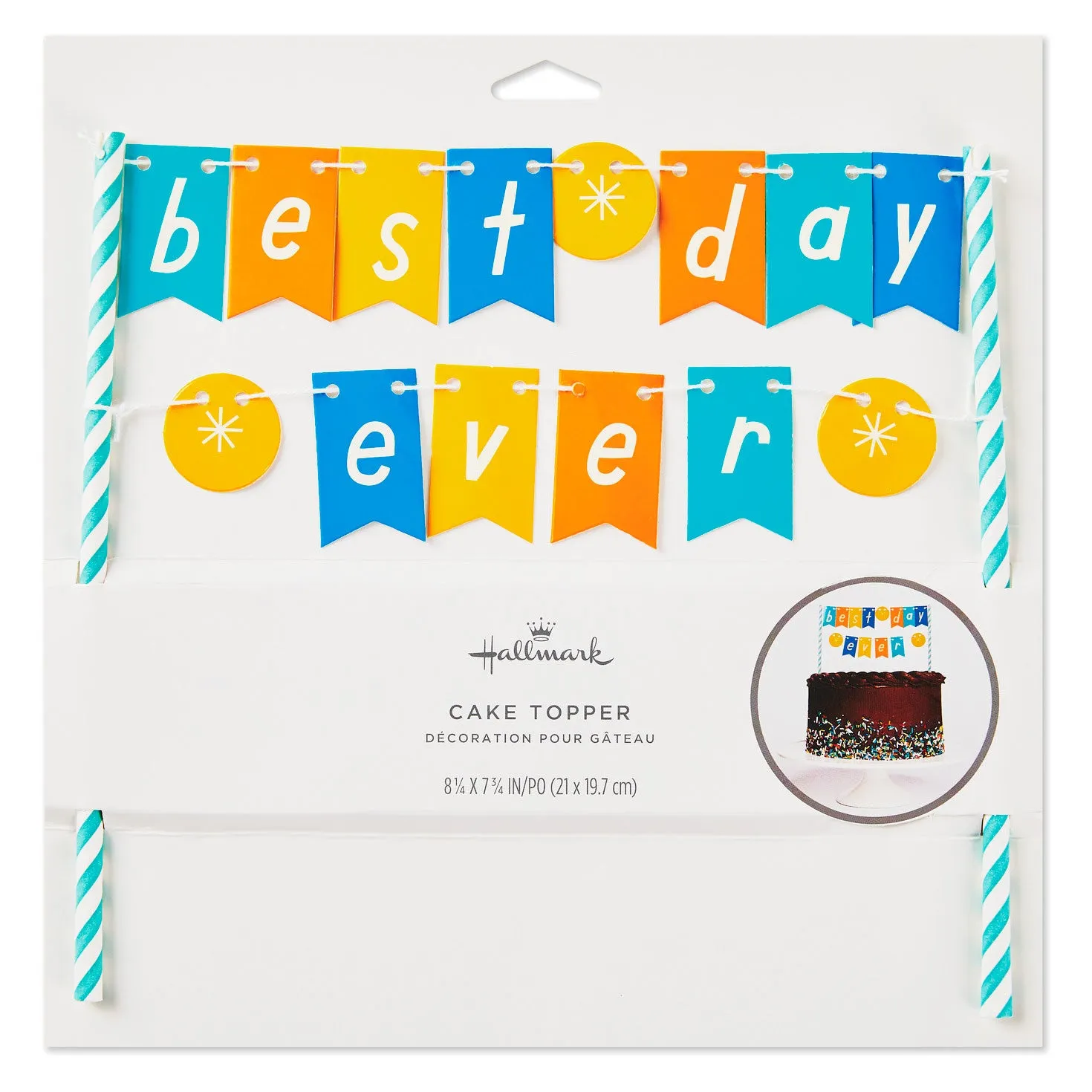 Hallmark Best Day Ever Banner Cake Topper
