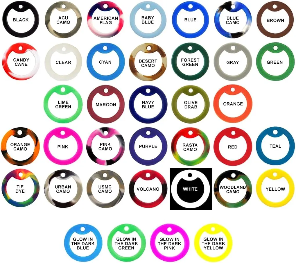 Honey Bears Collection Military Dog Tag Necklace, Custom Printed & Personalized