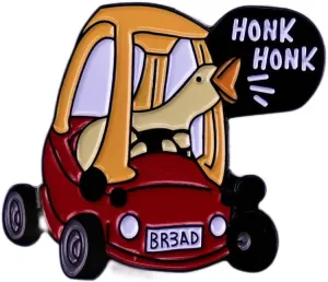 Hook Hook! Road Rage Syndrome Enamel Pin Cartoon Goose Road Anger Badge Brooch For Backpacks