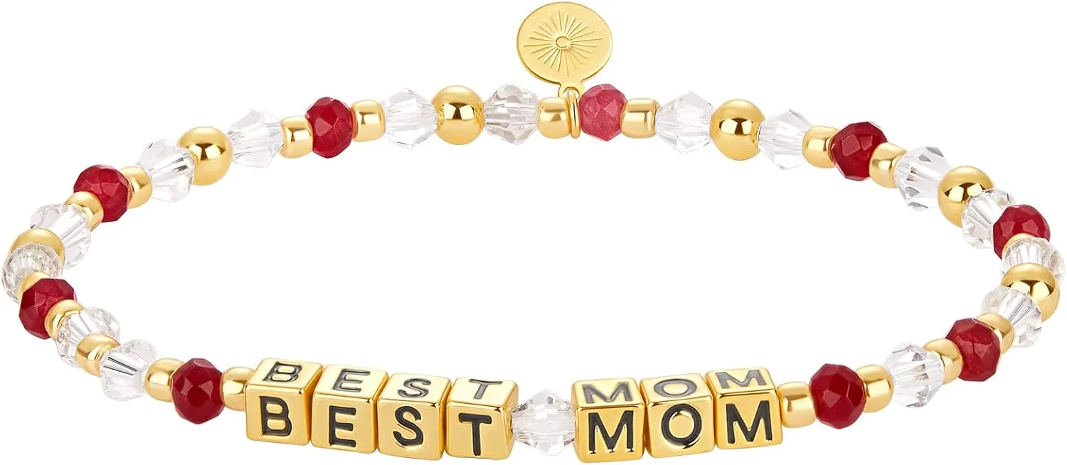 INSPIRED VOICES Family Letter Bracelets - Sister Bracelet, Grandma Bracelet, Mom Bracelet - Sister Gifts for Women