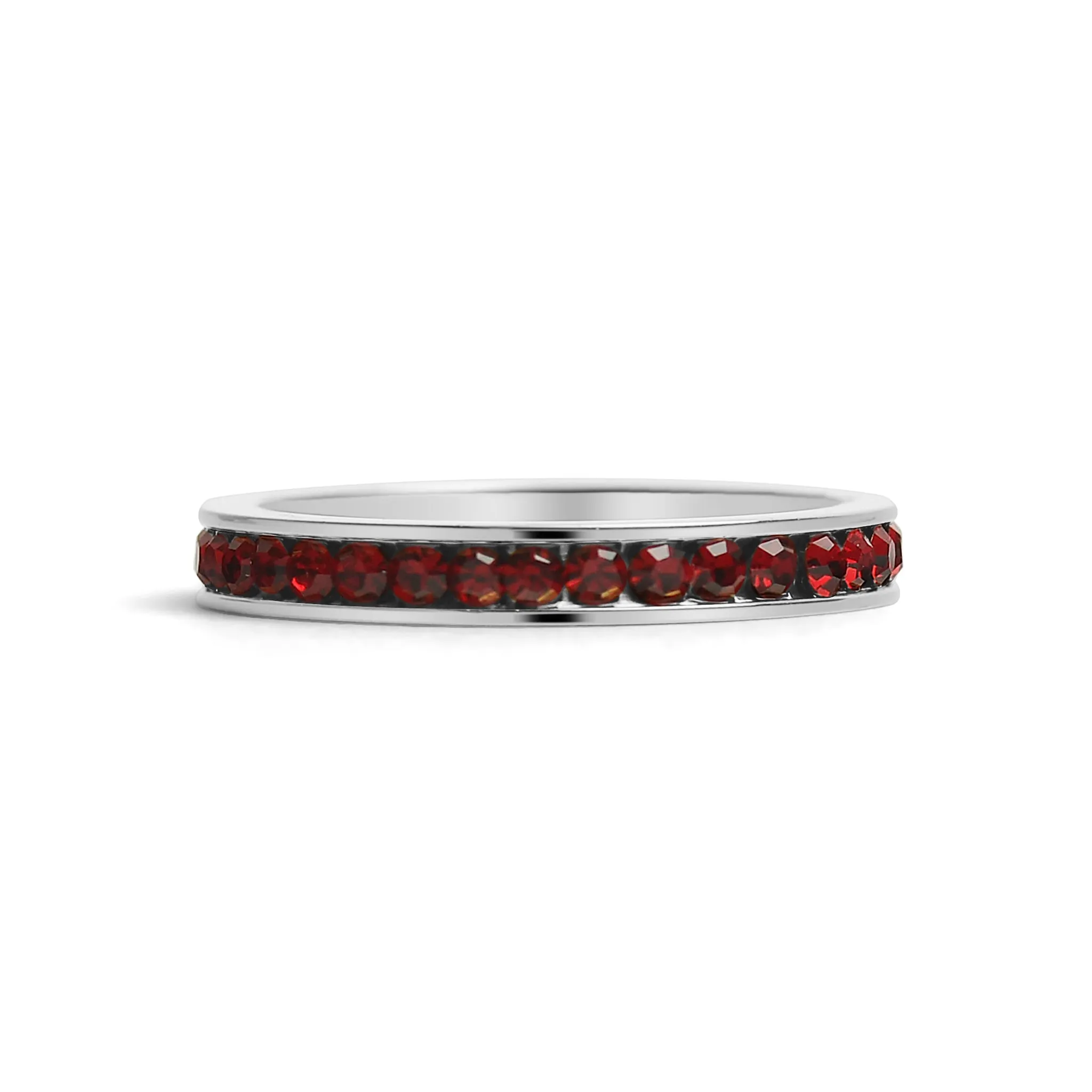 January-June CZ Eternity Stainless Steel Ring / ETR1000