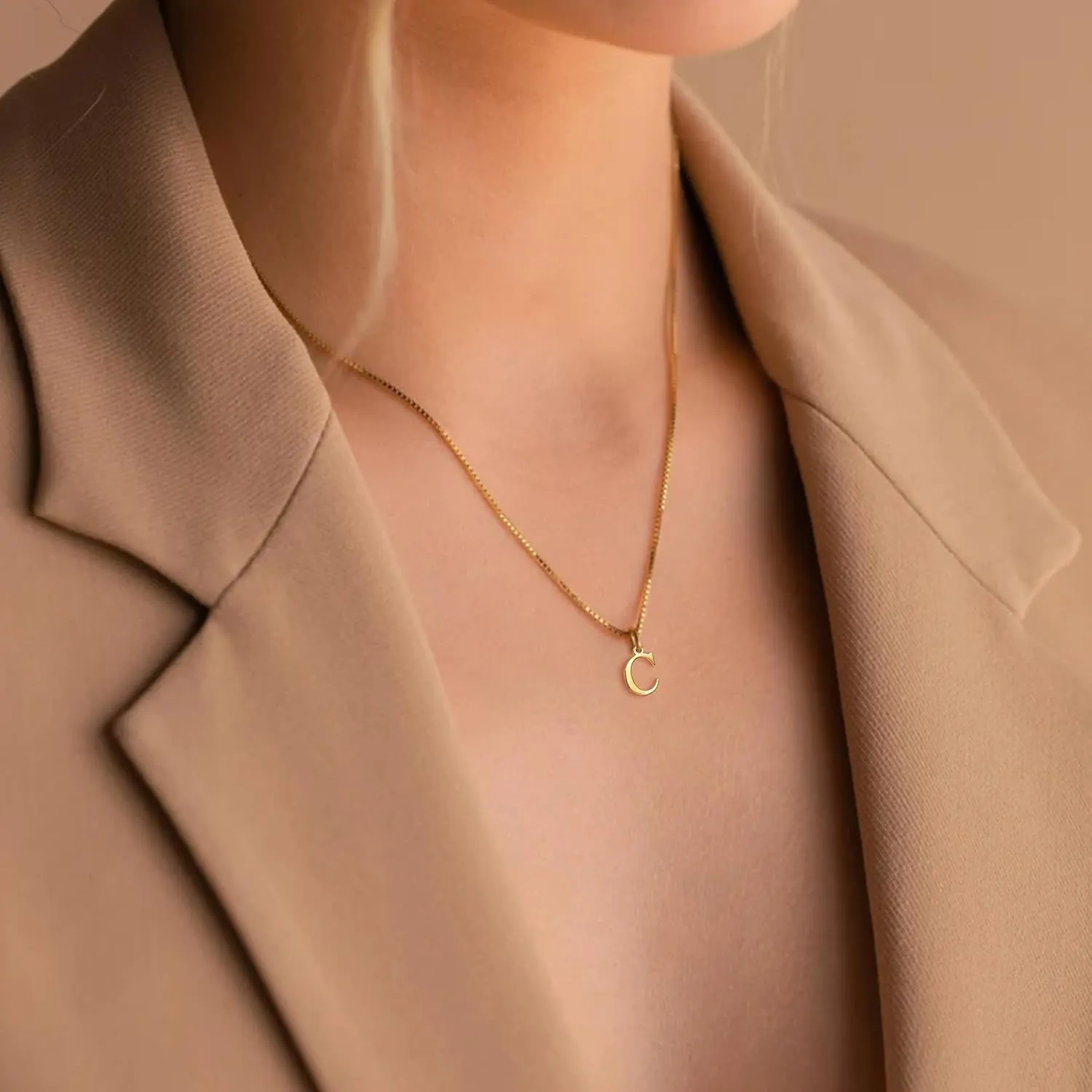 JSJOY 925 Sterling Silver Initial Necklace Gold Necklace for Women Dainty Letter Necklace Silver Choker Necklaces Gifts for Teen Girls Birthday Gifts