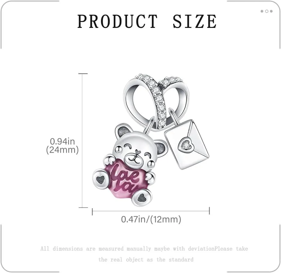KEQ Charms for Bracelets 925 Sterling Silver Dream Catcher Butterfly Clouds and Raindrop Charm Pink Car Beads Pendant Jewelry for Women