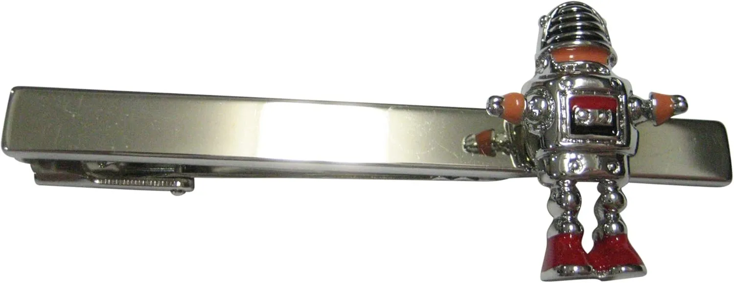 Kiola Designs Colorful Retro Robot Tie Clip