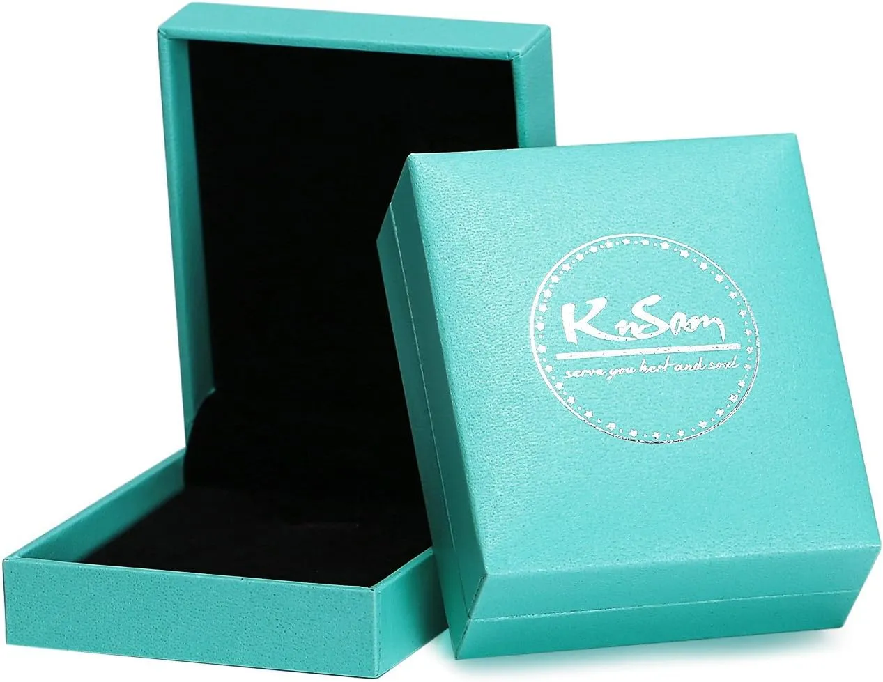 KnSam Couple Ring Tungsten Brushed Wedding Engagement Band Black Ring Wedding