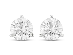 Lab-Grown Diamond 5ct. tw. Round Brilliant Solitaire Studs | White