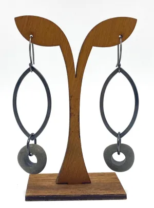 Leaf Rock Earrings