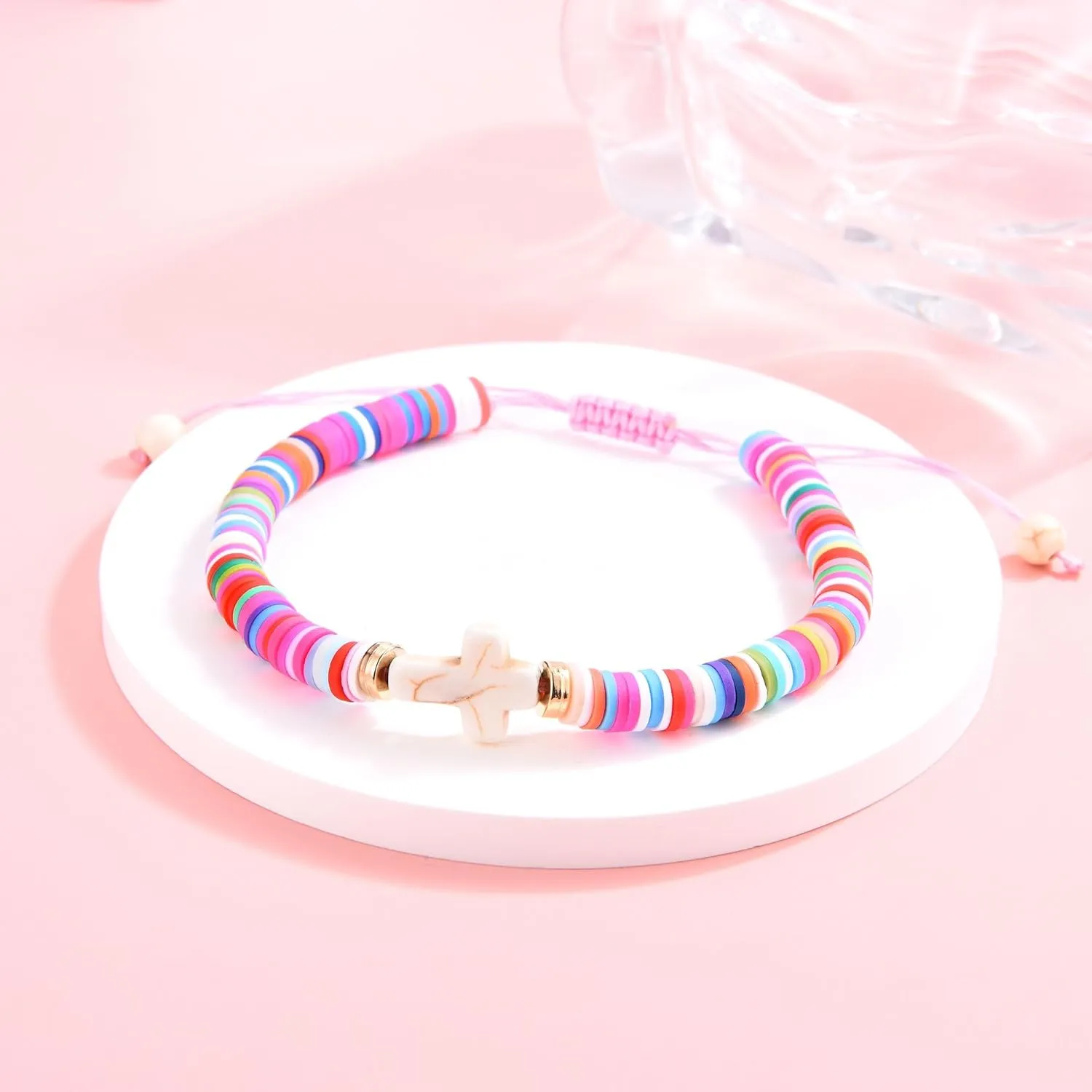 Leyung First Day of Kindergarten School Bracelet, Preschool Graduation Gifts for Girls, Back to School Graduation Cross Bracelet for Daughter Granddaughter Niece