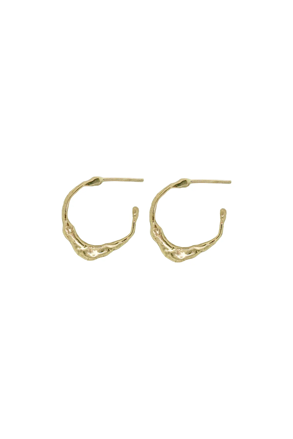 Mache Hoops Solid Gold
