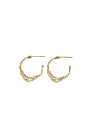 Mache Hoops Solid Gold