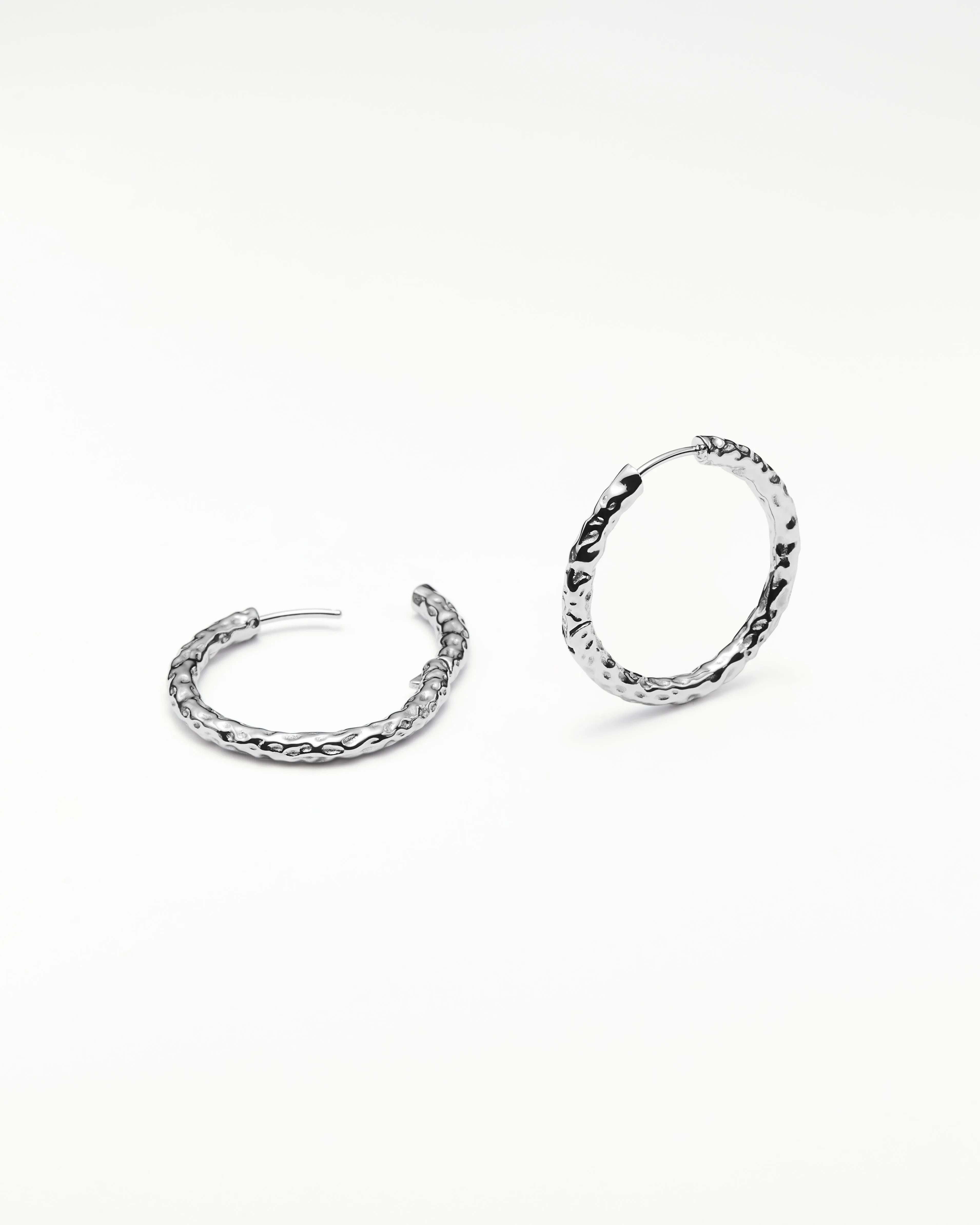 Maeve Textured Hoops