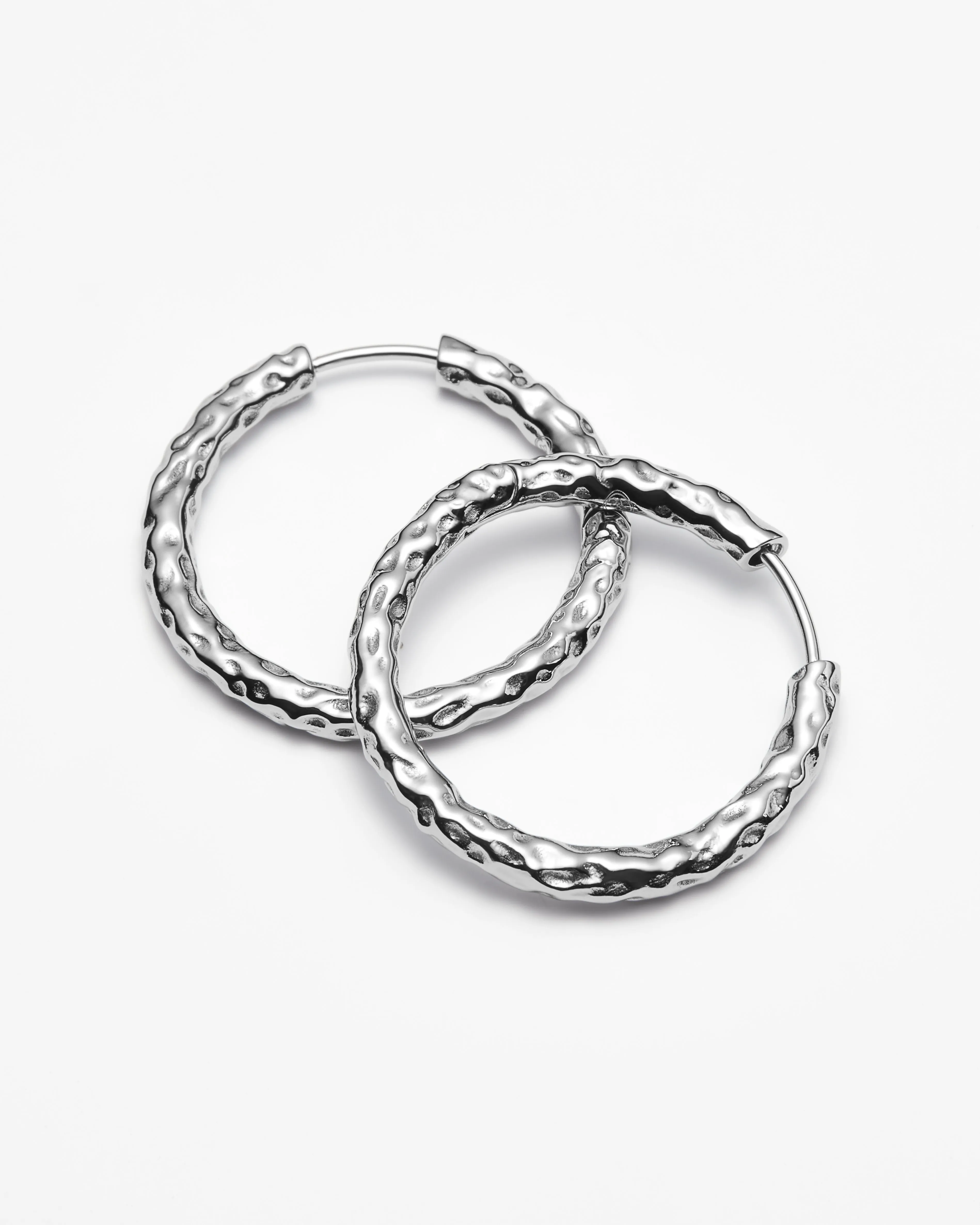 Maeve Textured Hoops