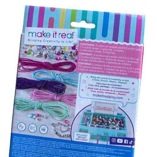 Make It Real - Rainbow Bling Bracelets