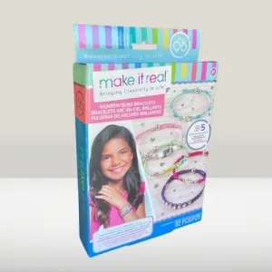 Make It Real - Rainbow Bling Bracelets