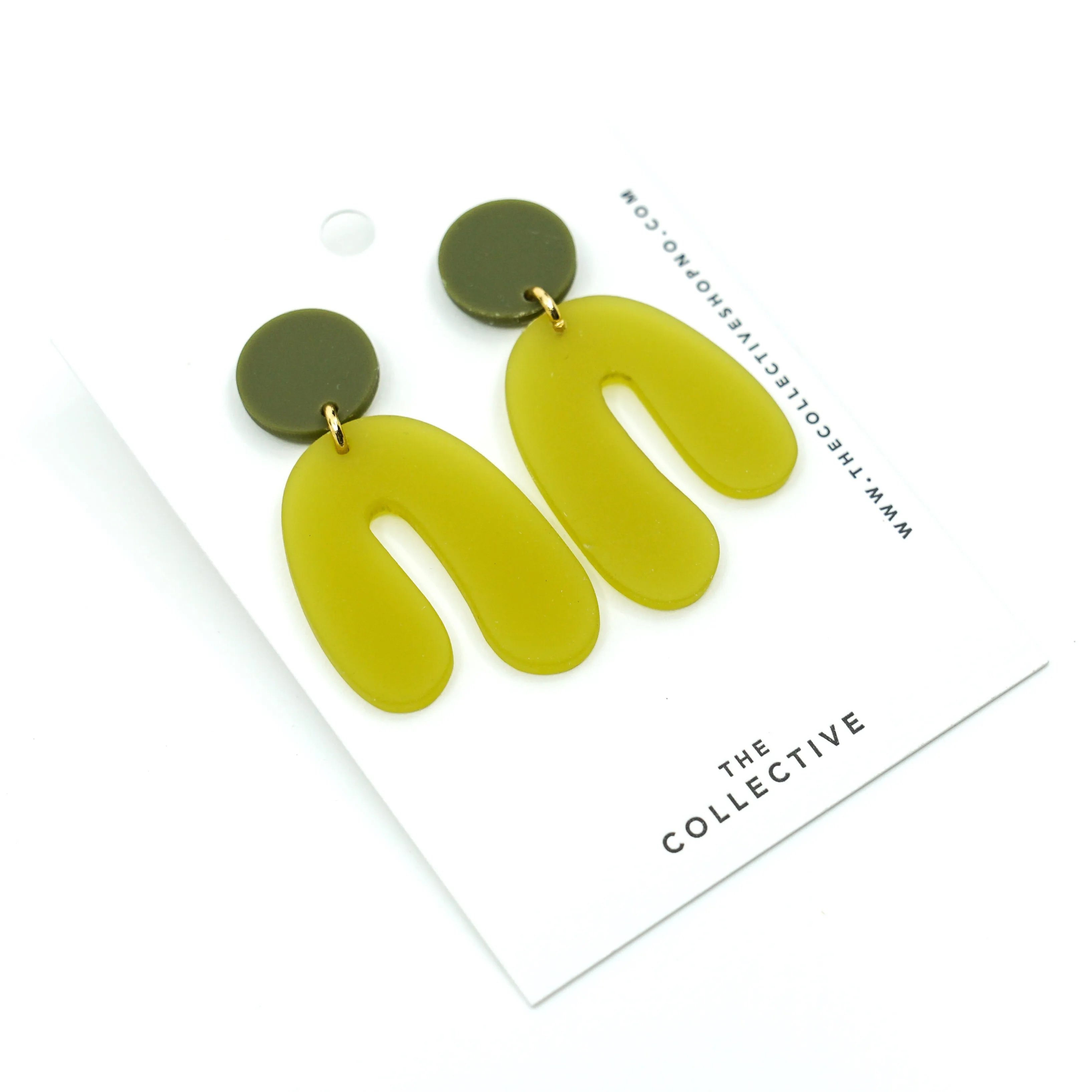 Marley Organic Shapes Resin Earrings
