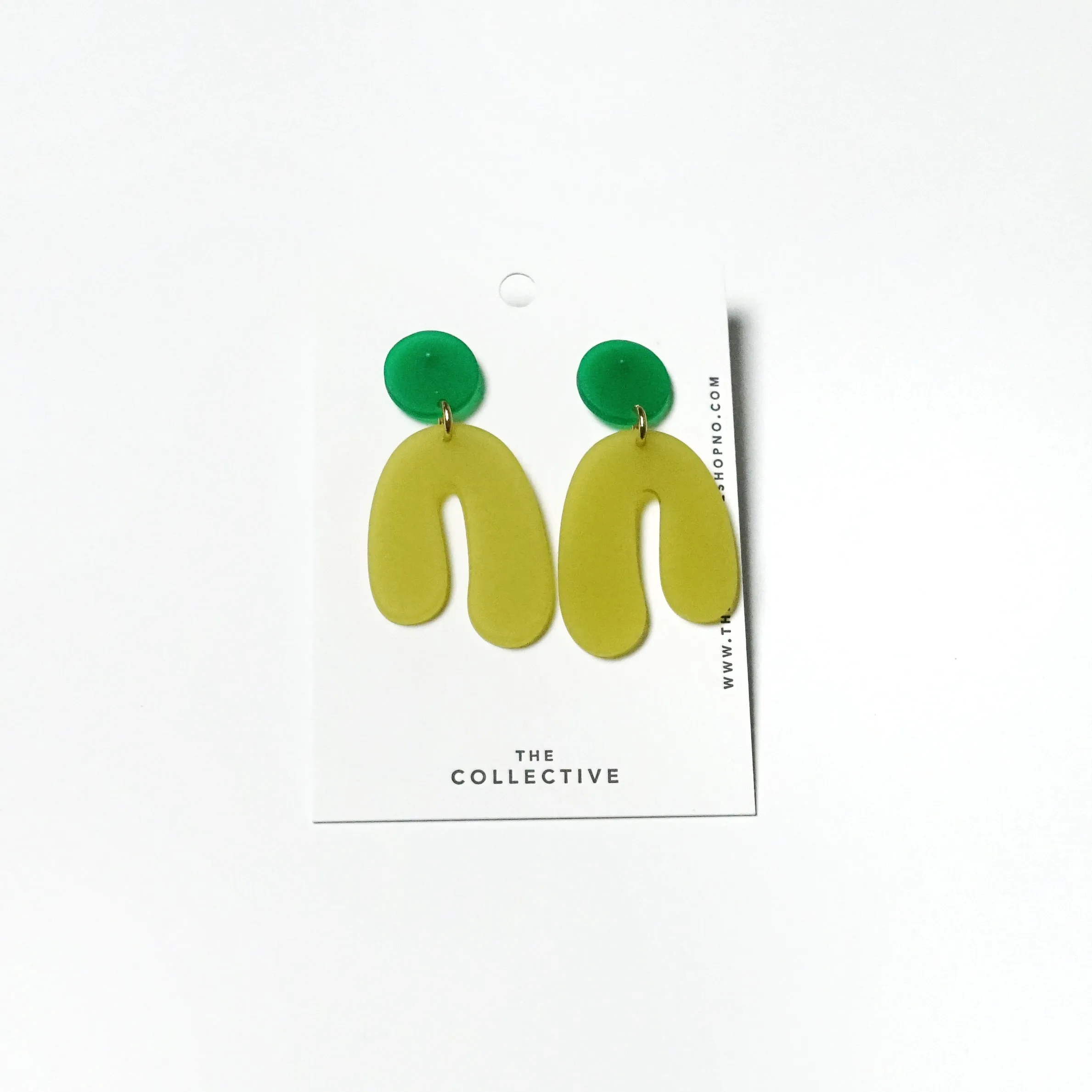 Marley Organic Shapes Resin Earrings