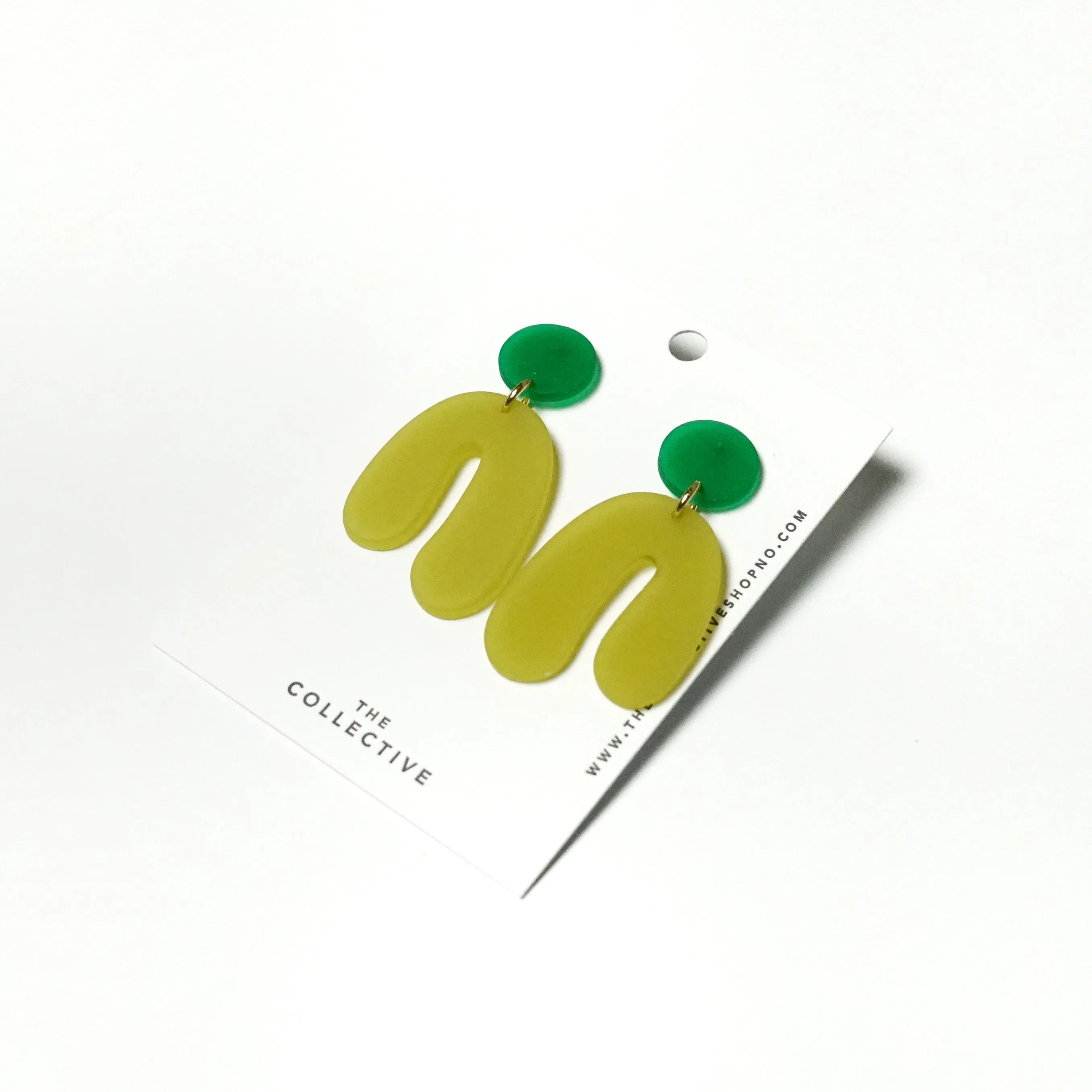 Marley Organic Shapes Resin Earrings