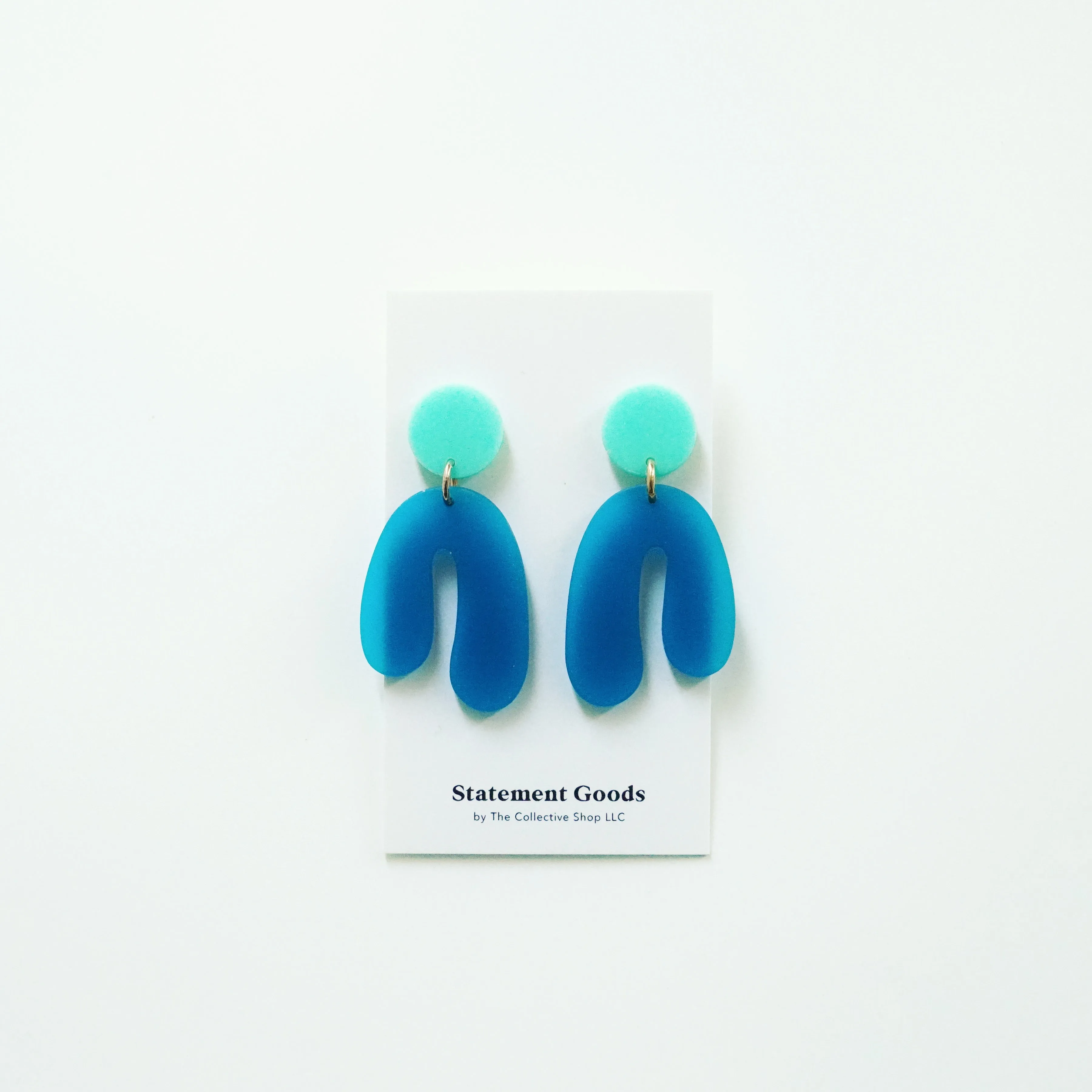 Marley Organic Shapes Resin Earrings