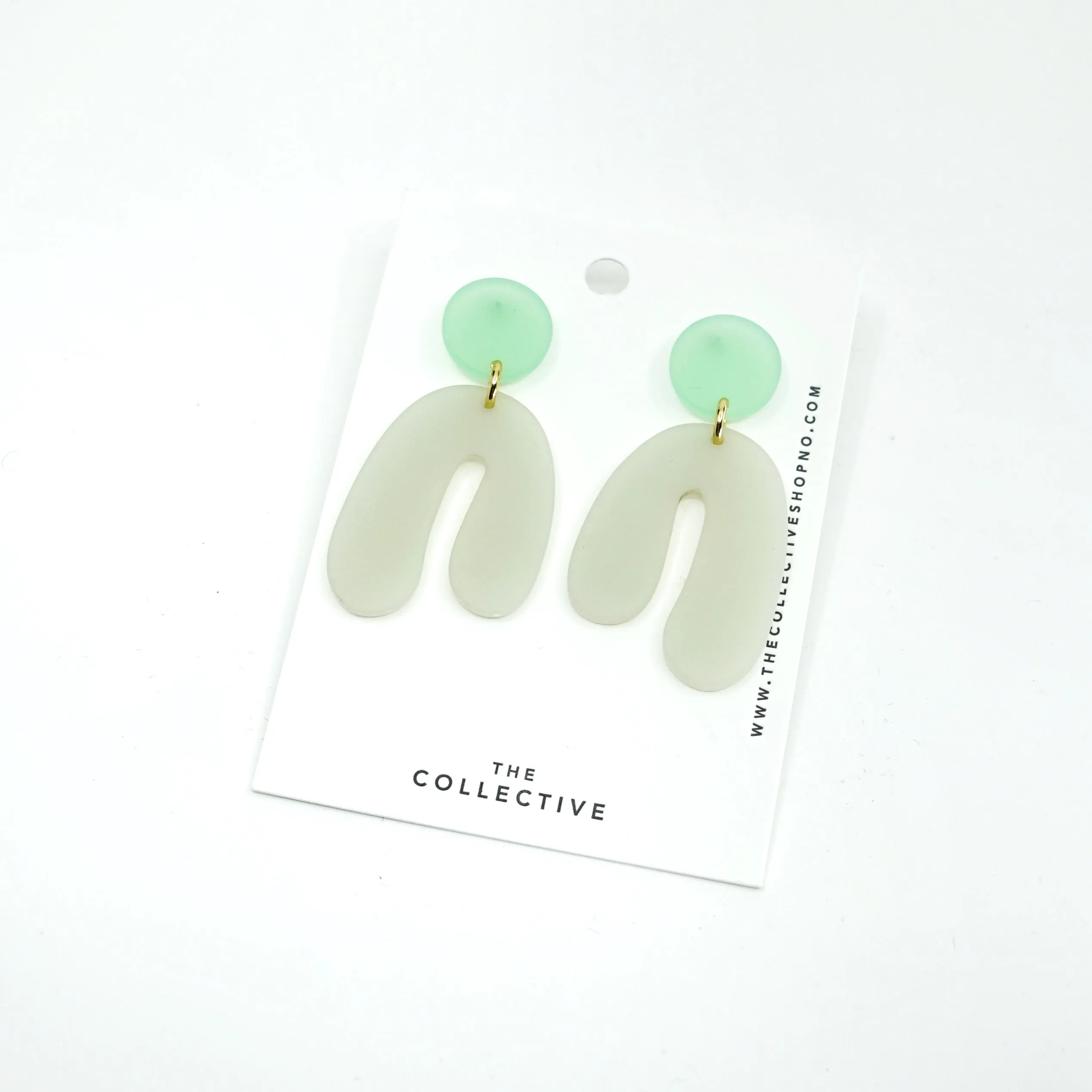 Marley Organic Shapes Resin Earrings
