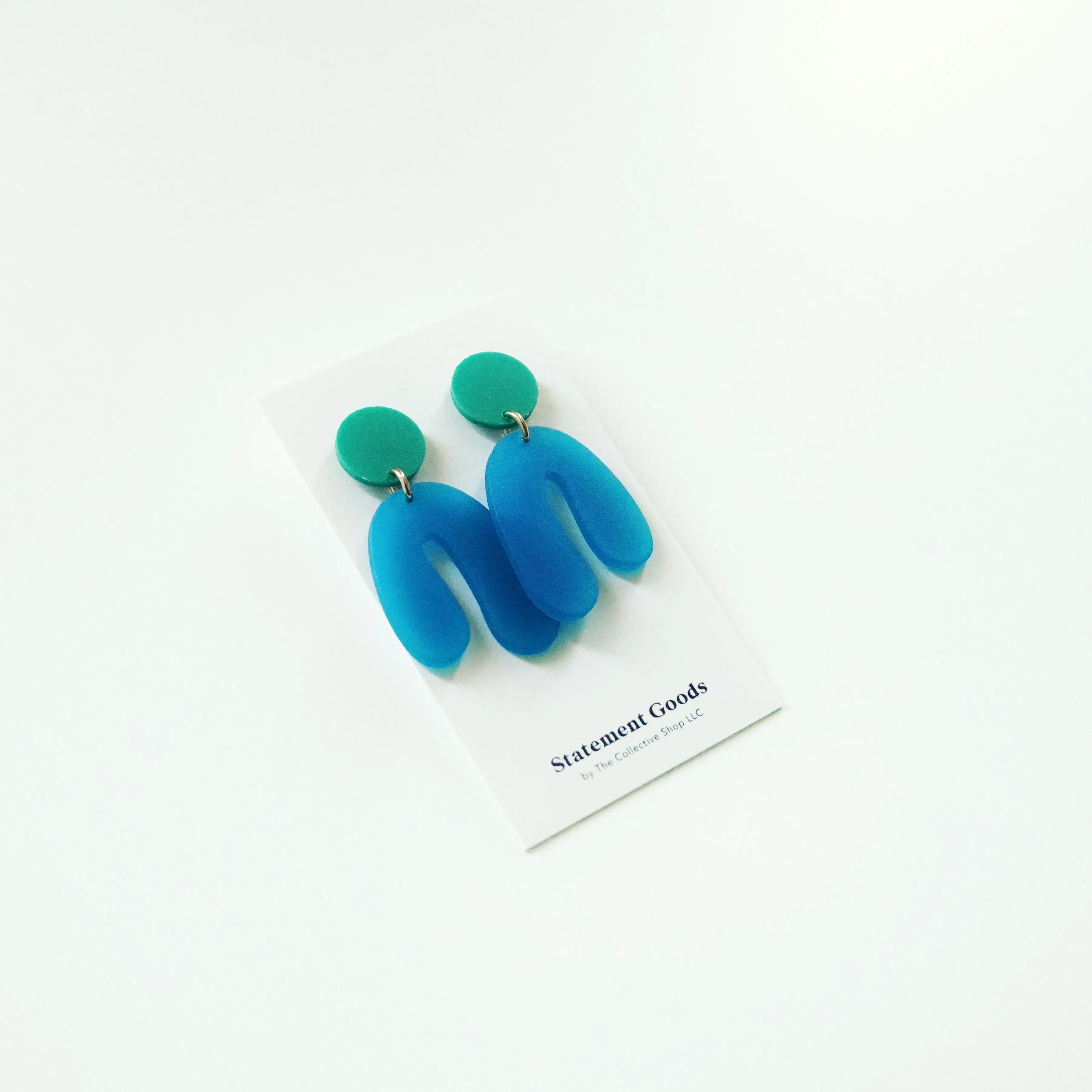 Marley Organic Shapes Resin Earrings