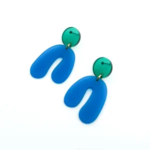 Marley Organic Shapes Resin Earrings