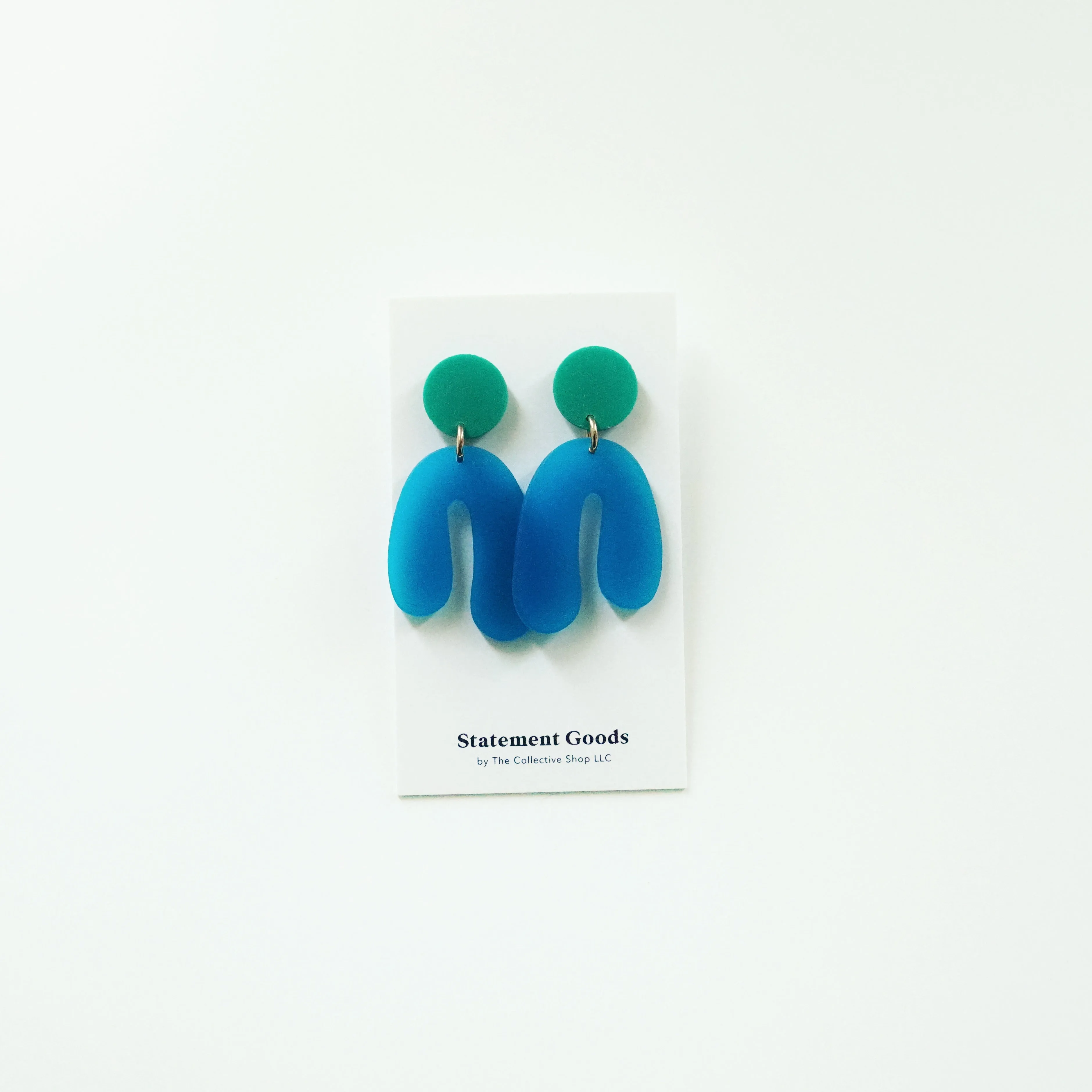 Marley Organic Shapes Resin Earrings