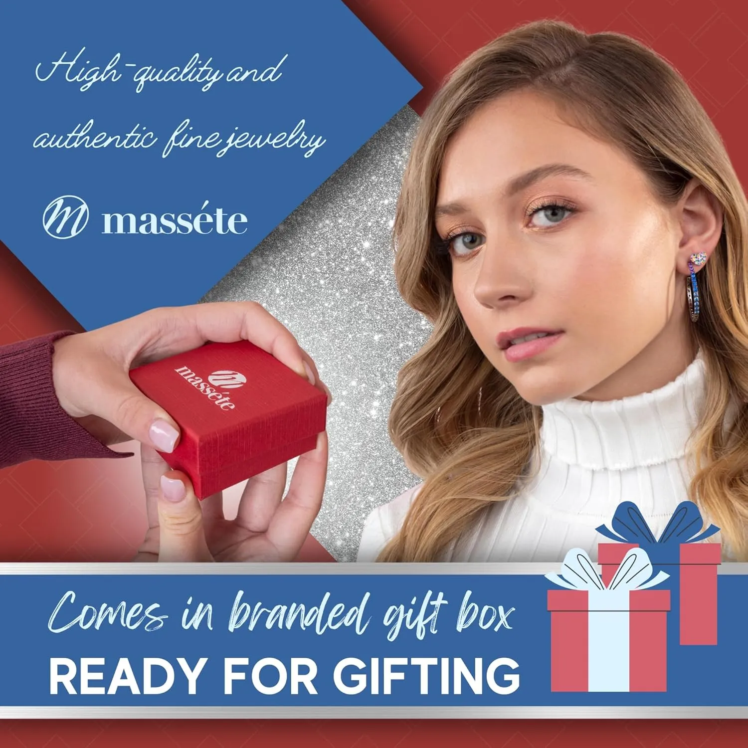 Massete Sterling Silver Heart Necklace Pendant with Simulated Birthstone Personalized Engravable Gift | Custom Engraved Pendant for Women