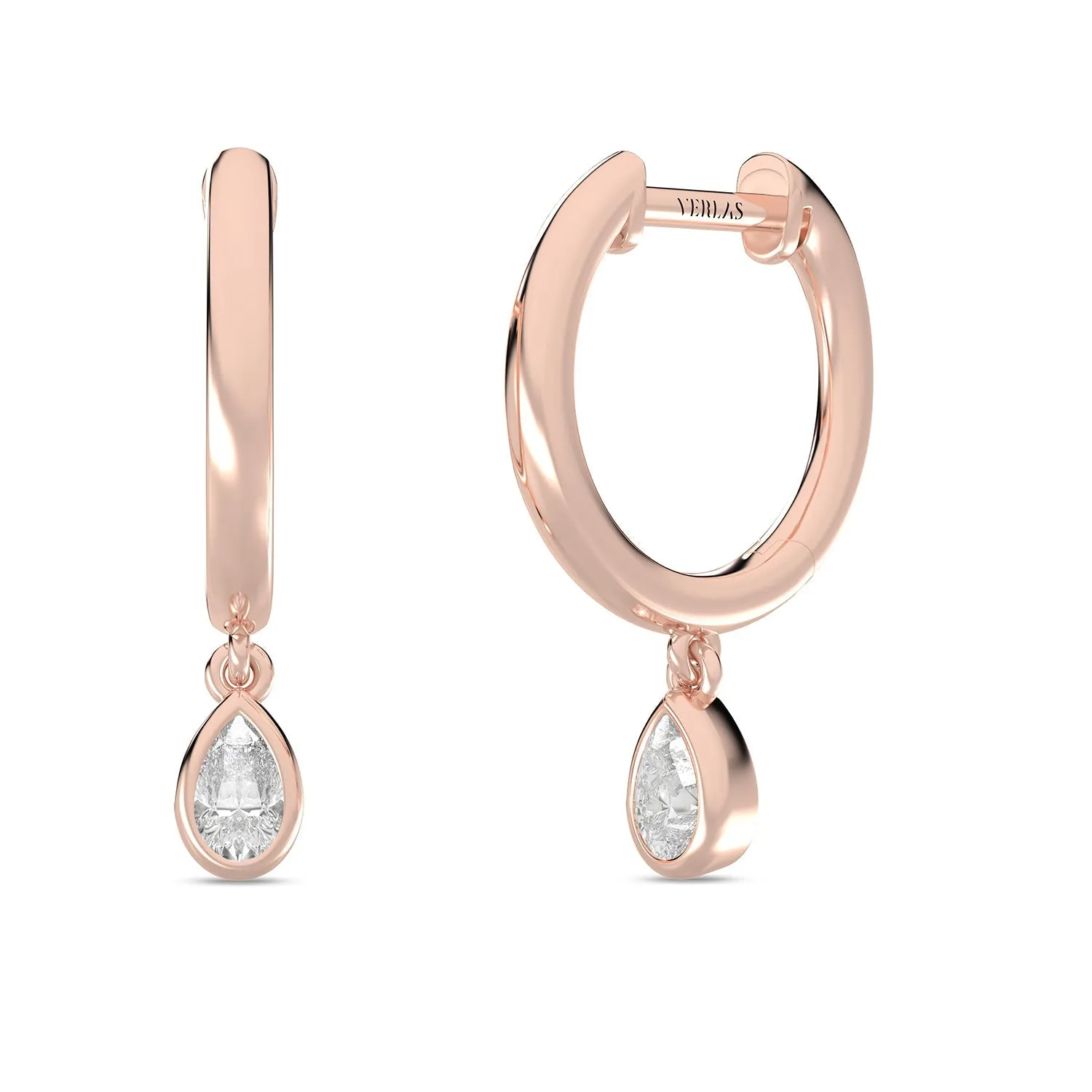 Mini-Dewdrop Encompassing Drop Hoops