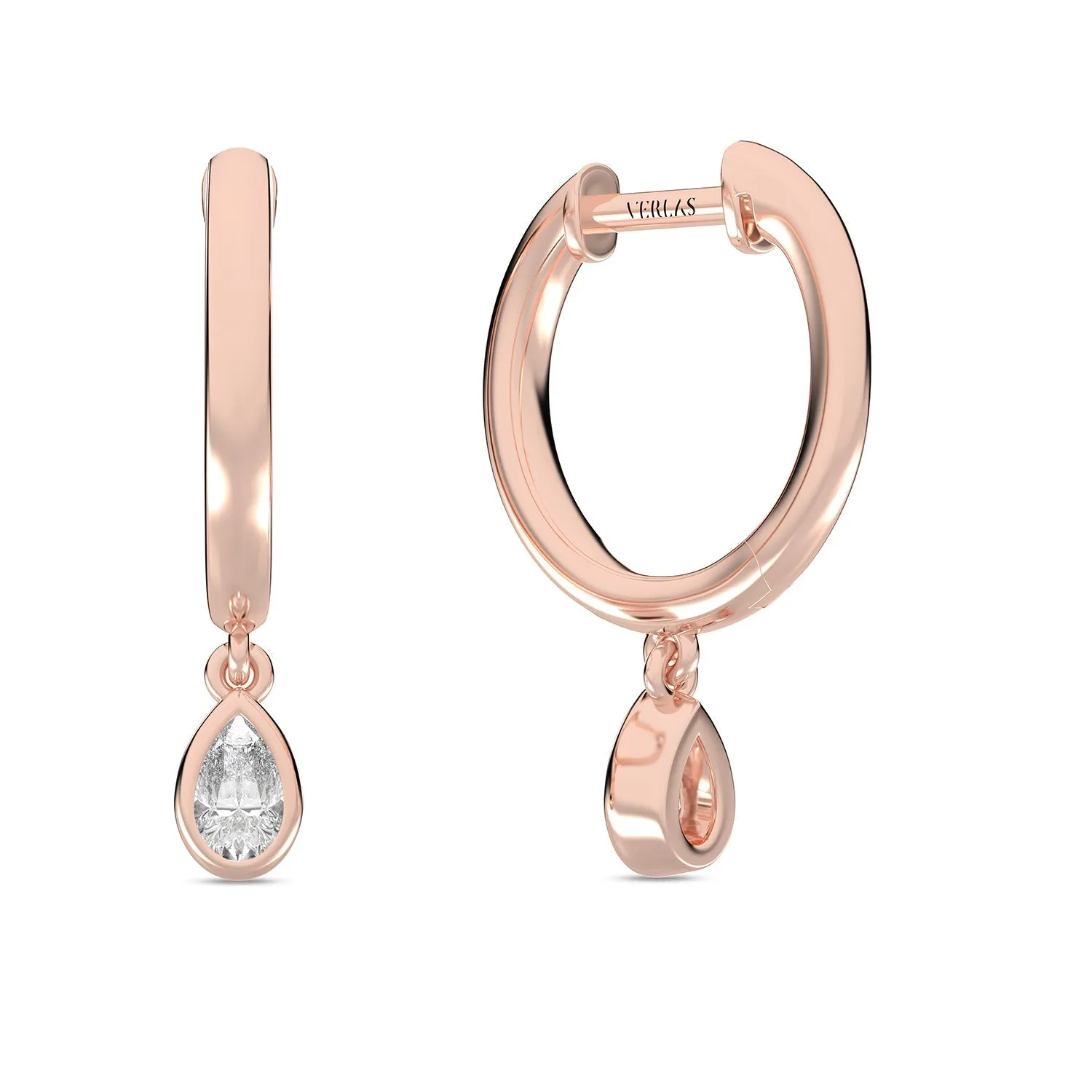 Mini-Dewdrop Encompassing Drop Hoops