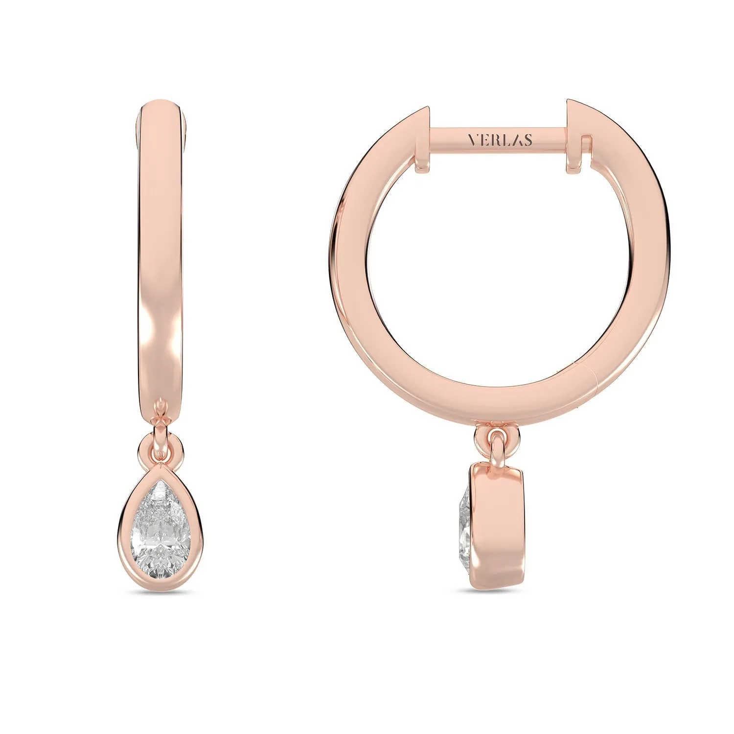 Mini-Dewdrop Encompassing Drop Hoops