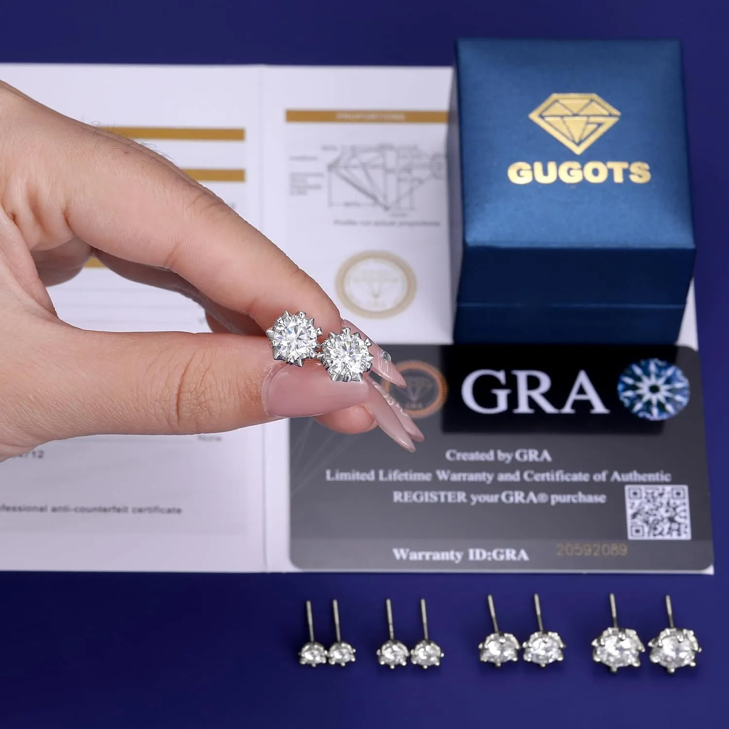 Moissanite Snowflake Stud Earrings Screw Back for Women 0.6-2.0ct 4-8mm 18K White/Gold Plated 925 Sterling Silver D Color VVS1 Clarity Moissanite Heart Earrings