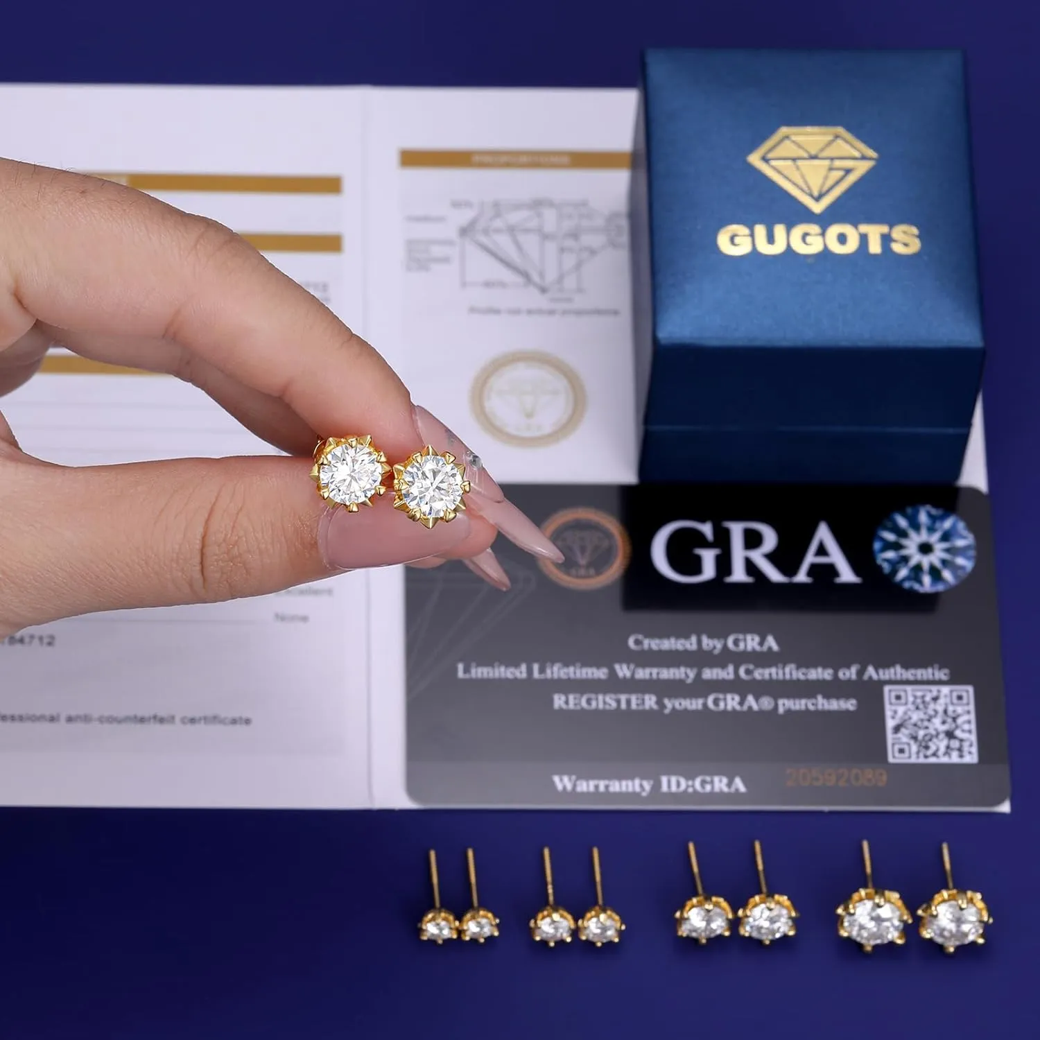 Moissanite Snowflake Stud Earrings Screw Back for Women 0.6-2.0ct 4-8mm 18K White/Gold Plated 925 Sterling Silver D Color VVS1 Clarity Moissanite Heart Earrings