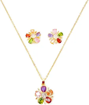 Mothers day gifts for Mom,Wife - Jewelry Sets,Women's Necklace & Earrings, Cross,Floral,Heart,Rose,Butterflies, Dragonfly & Travel-Themed Designs in Silver & Gold Plated
