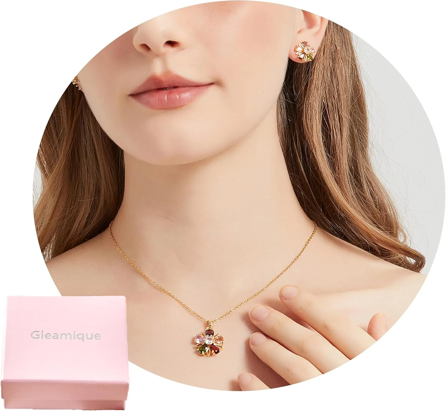 Mothers day gifts for Mom,Wife - Jewelry Sets,Women's Necklace & Earrings, Cross,Floral,Heart,Rose,Butterflies, Dragonfly & Travel-Themed Designs in Silver & Gold Plated
